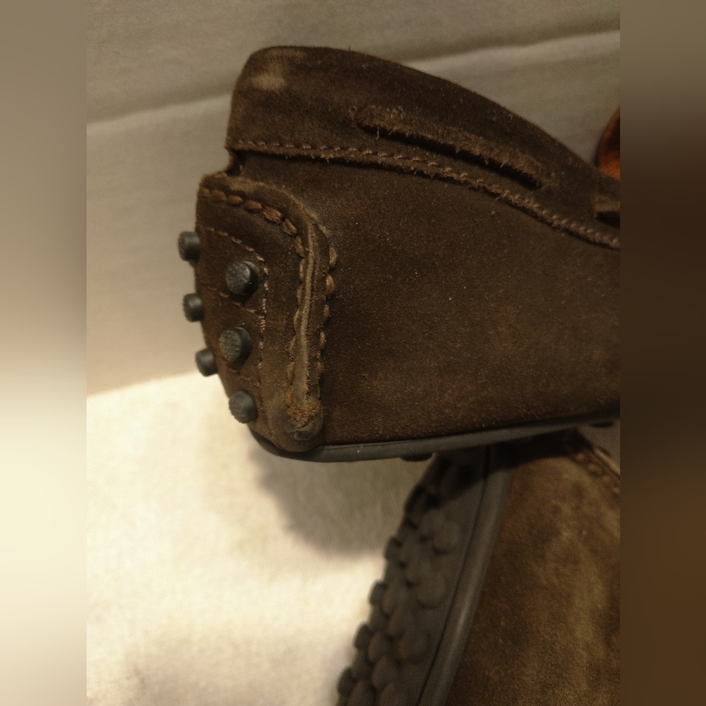 FRYE Allen moccasine suede #12 - Picture 3 of 11